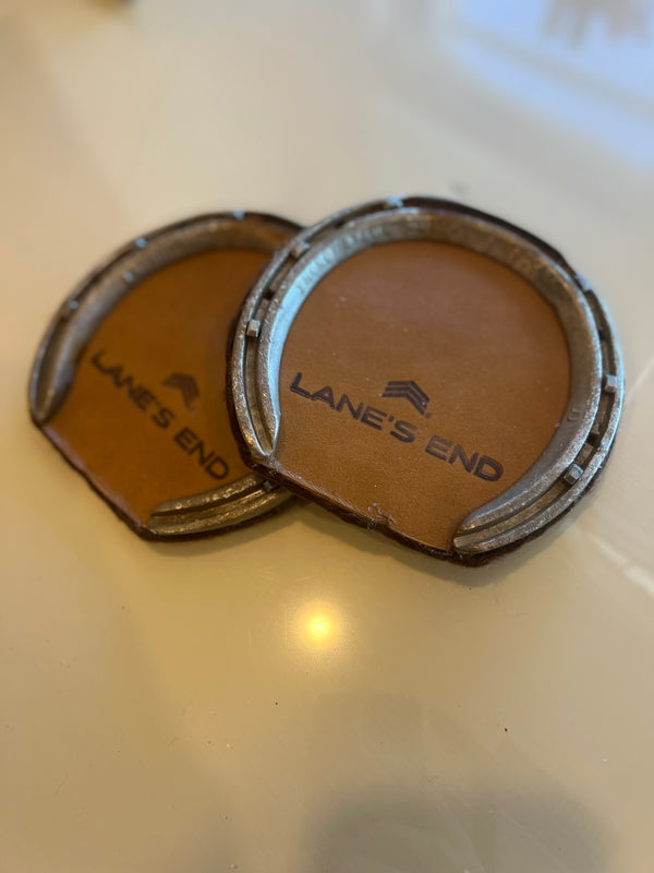 Single One-of-a-Kind Horseshoe Coaster (Lane's End Logo)