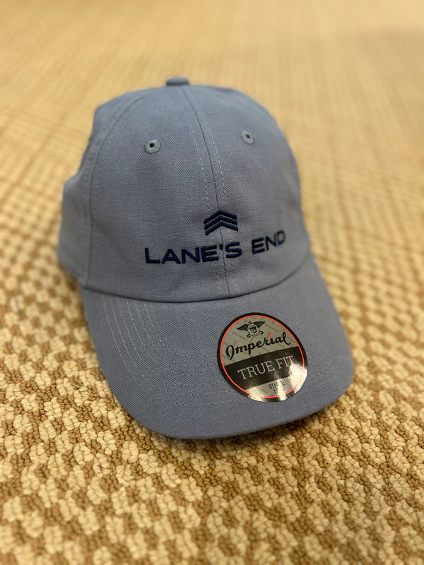 Lane's End Linen Hat Blue on Blue