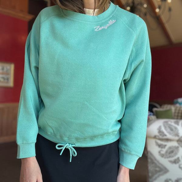 Zenyatta Collar Boxy Crewneck