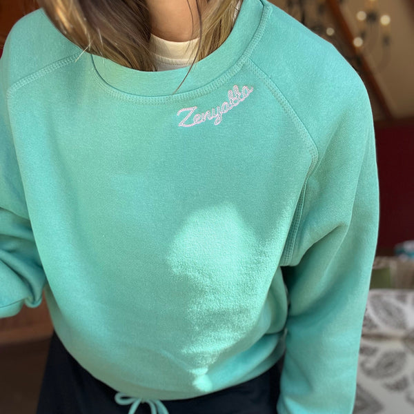 Zenyatta Collar Boxy Crewneck